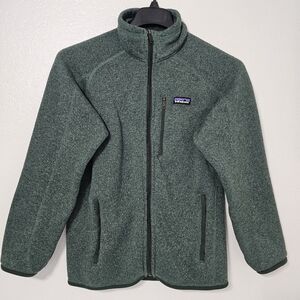 Patagonia Better Sweater Full Zip Fleece Jacket Green Size Small STY25527